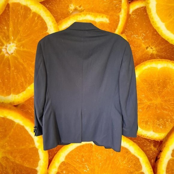 BLACK Burberry One Button Suit Jacket - Picture 7 of 7